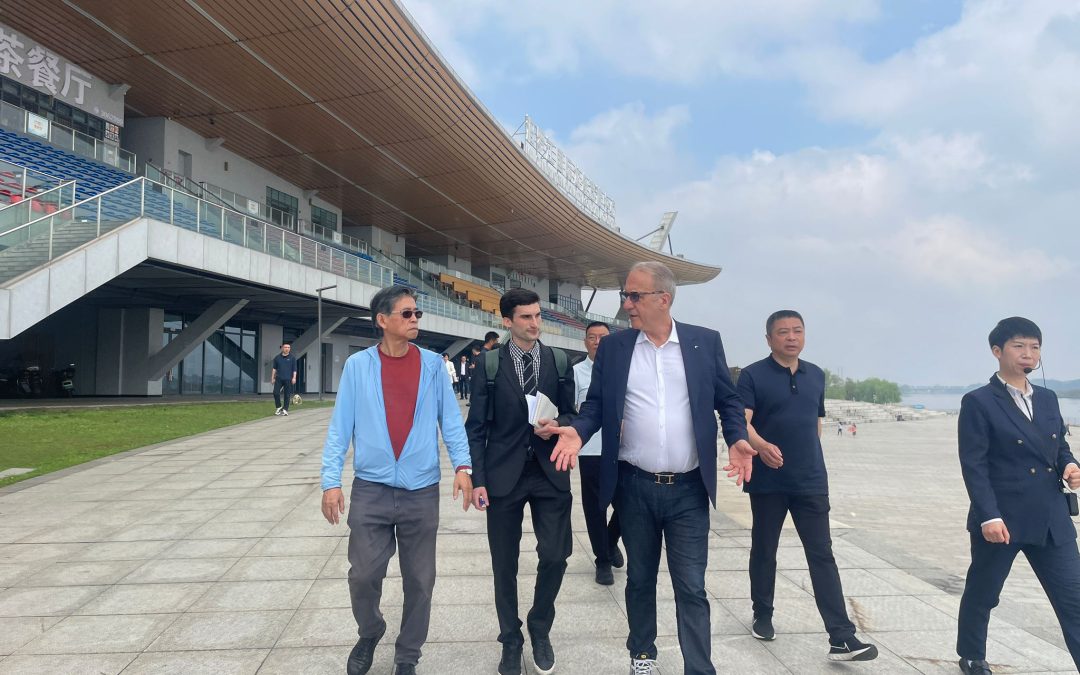 IDBF President Claudio Schermi – visits Miluo, China the host city for the 4th IDBF World Cup