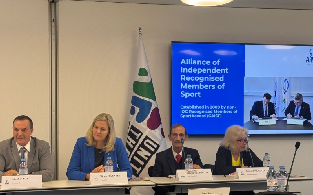 IDBF President Claudio Schermi Elected to AIMS Council for a Four-Year Term